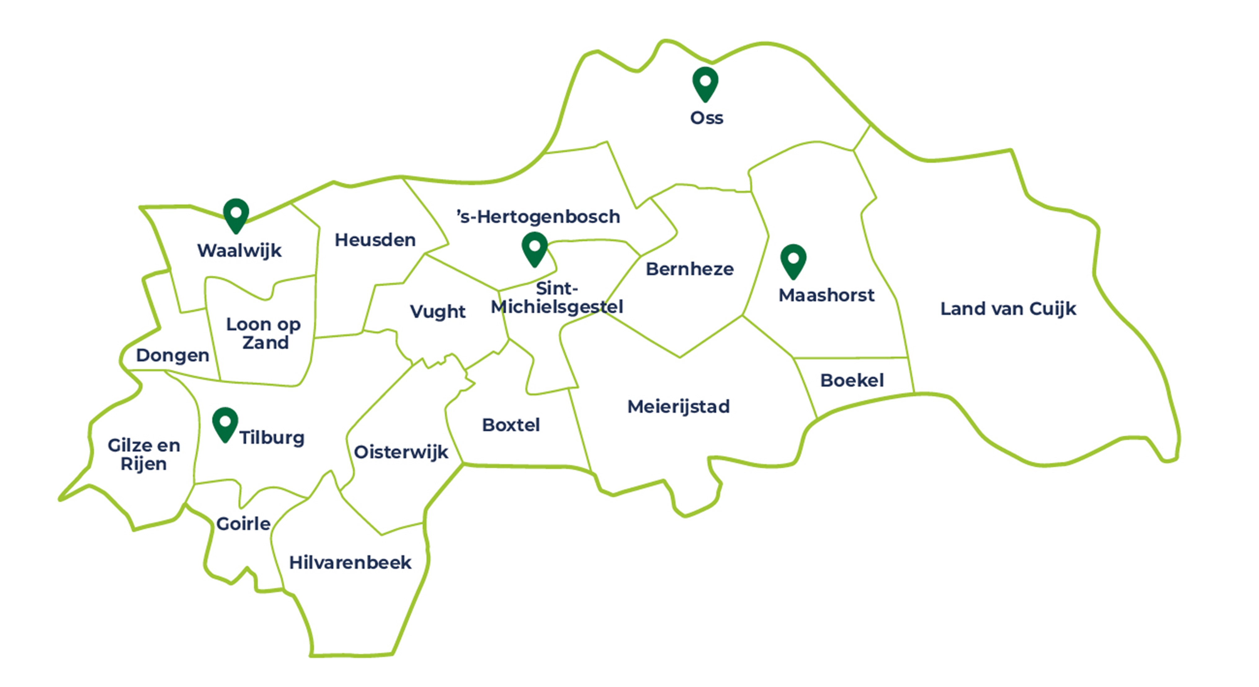 Gemeenten GGD Hart voor Brabant 